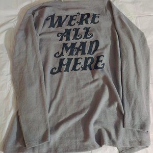 Torrid Disney Alice/Cheshire Cat Gray Cardigan